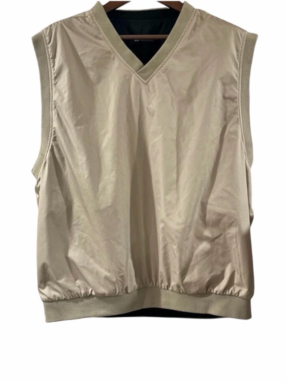 VTG Men’s Wedge Reversible Windbreaker Pullover Vest Size Large